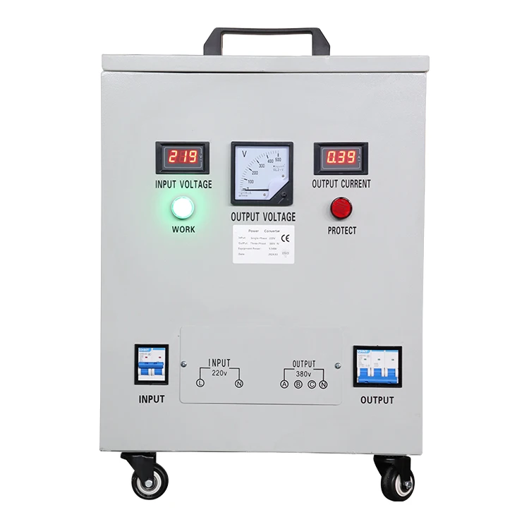 Three Phase Voltage Transformer Customized 220V To 380V High Precision Phase Conversion Industrial Stable Power Supply Equipment