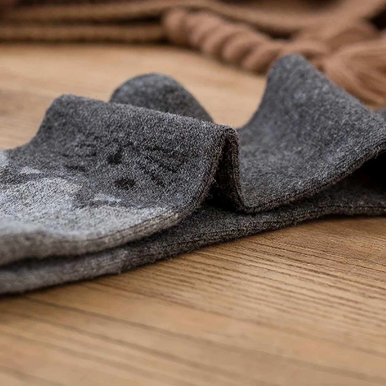 5 أزواج من الجوارب الخريفية والشتوية المختلطة الألوان للأطفال، جوارب متوسطة الأنبوبة للقطط، جوارب أرنب سميكة ودافئة للنساء #5