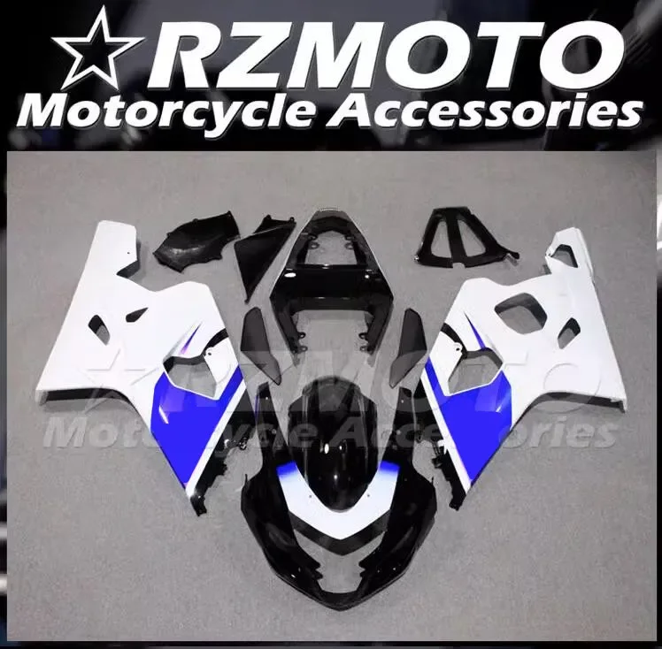 

4Gifts New ABS Fairings Kit Fit For Suzuki 600 750 K4 2004 2005 04 05 Bodywork Set Custom Blue White