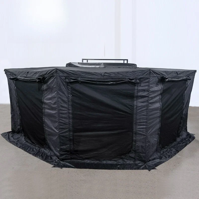 360° Car Side Awning With Side Walls, Car Side Tent, 2M / 2.5M, Multiple Color Options For SUV RV Camping