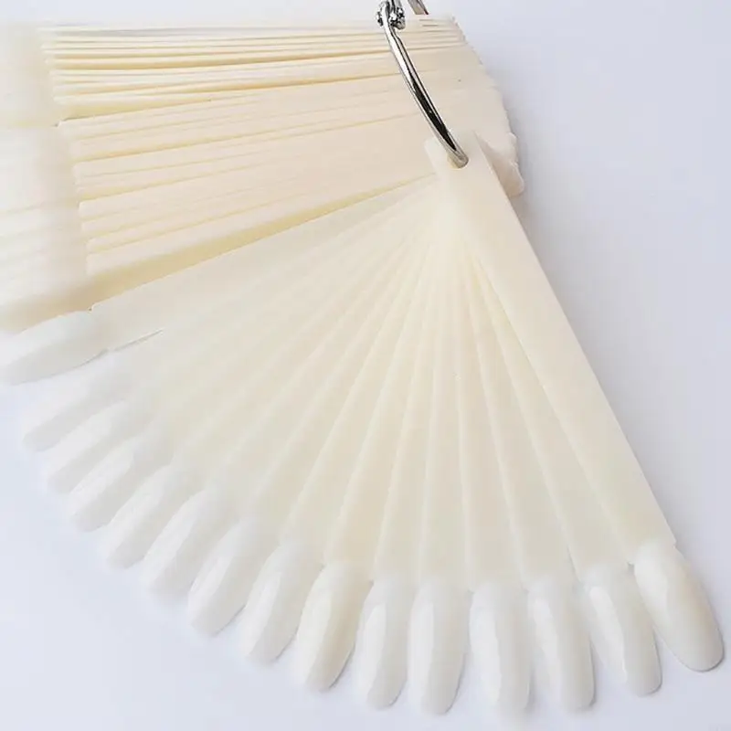 Q1fb 50 x False Tasps False Palette Polish Art Pratica Vanno Vanie Adesile Colore Display