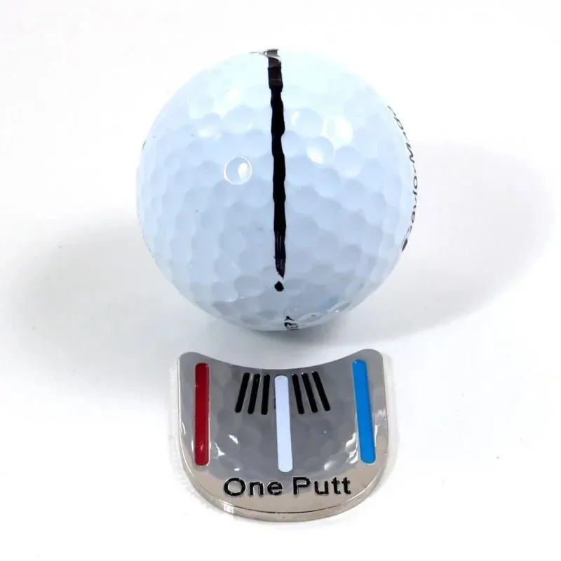 Golf Hat Clips Golf Putting Alignment Tool Ball Marker One Putt Magnetic Hat Clips for Sport Golf Club Training