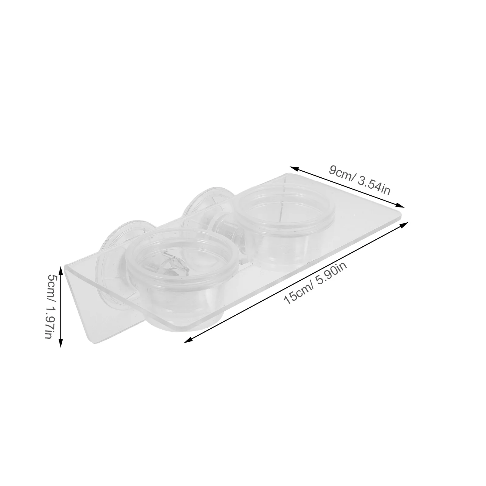 طبق تغذية الزواحف سهل التنظيف، قاعدة غير قابلة للانزلاق، تصميم متين، مثالي للسحالي، الثعابين، أبو بريص، الحرباء، الحيوانات الأليفة الصغيرة