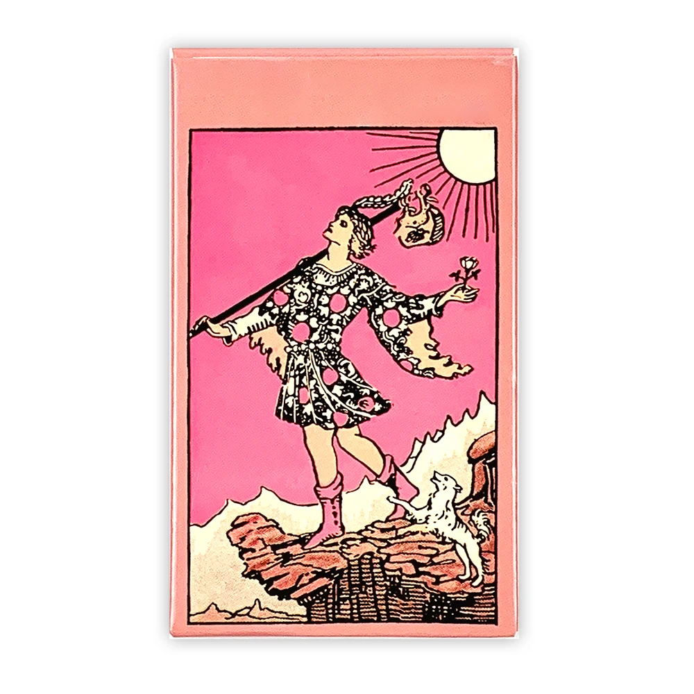 Pink Tarot Cards Game For Beginners Divination Deck English Versions Edition Oracle Board Playing Table Game For Party