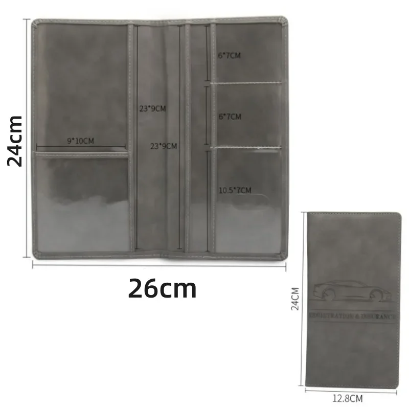 Portfel skórzany na dokumenty samochodowe 2025, etui na prawo jazdy, organizer na dokumenty samochodowe, portfel na karty kredytowe