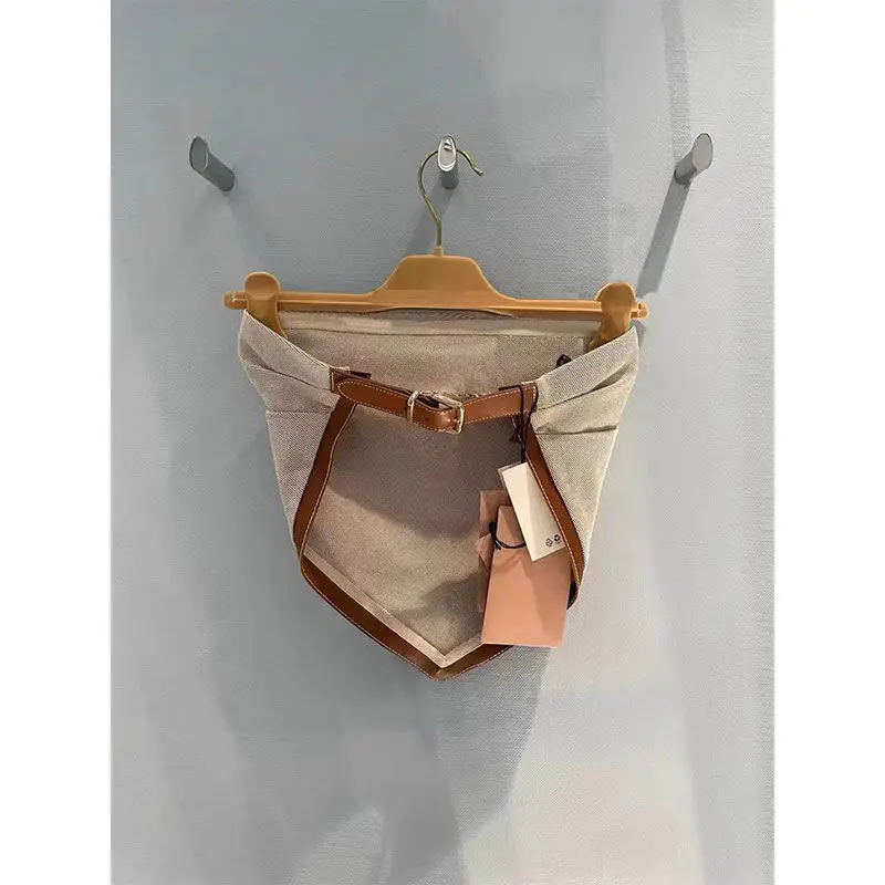 Shpmishal Korean Fashion Summer Leather Buckle Design with A Strapless Top and Pleated Skirt Two-piece Set Female Clothing