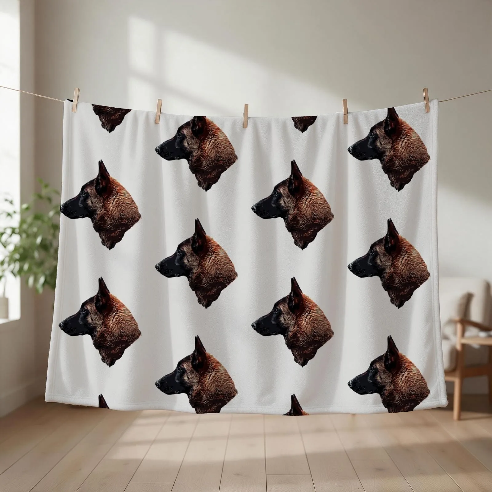 Belgian Malinois Throw Blanket Soft Beds christmas decoration Decoratives Plush Blankets