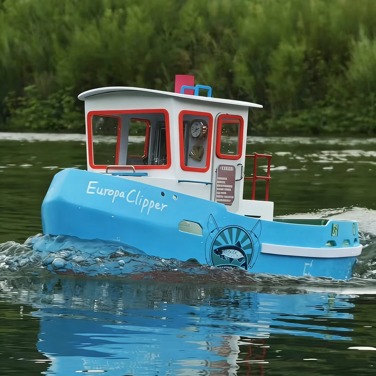 

RC Ships 53.3cm MT3 Remote-controlled Tugboat Wooden Structure Material RC Schiffe Model Kit Ship Toy