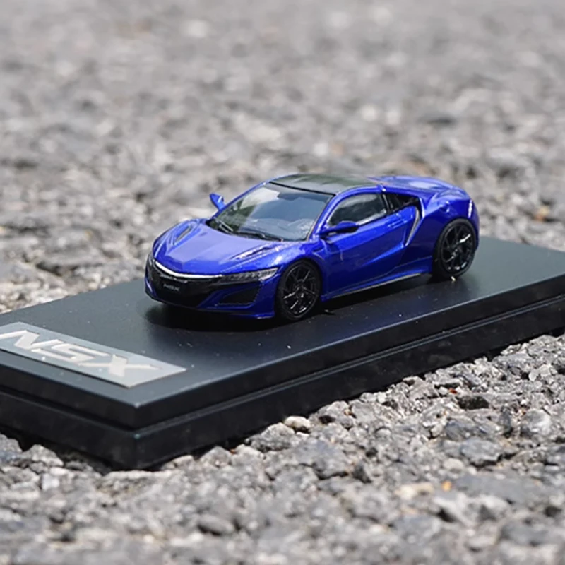 LCD Diecast 1:64 Scale NSX Alloy Sports Car Model Finished Product Simulation Toy Collection Gift Static Model Display