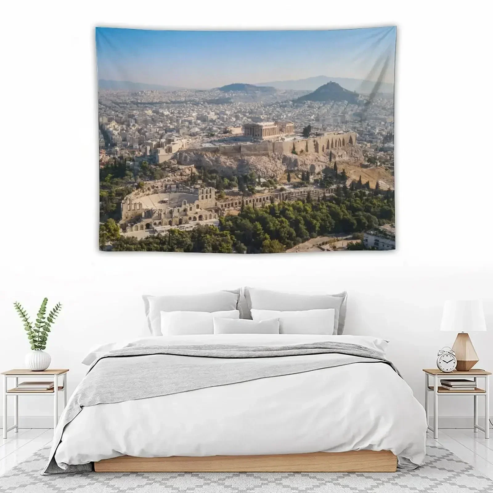 

Acropolis Athens Tapestry Room Decor Aesthetic Outdoor Decoration Tapestry