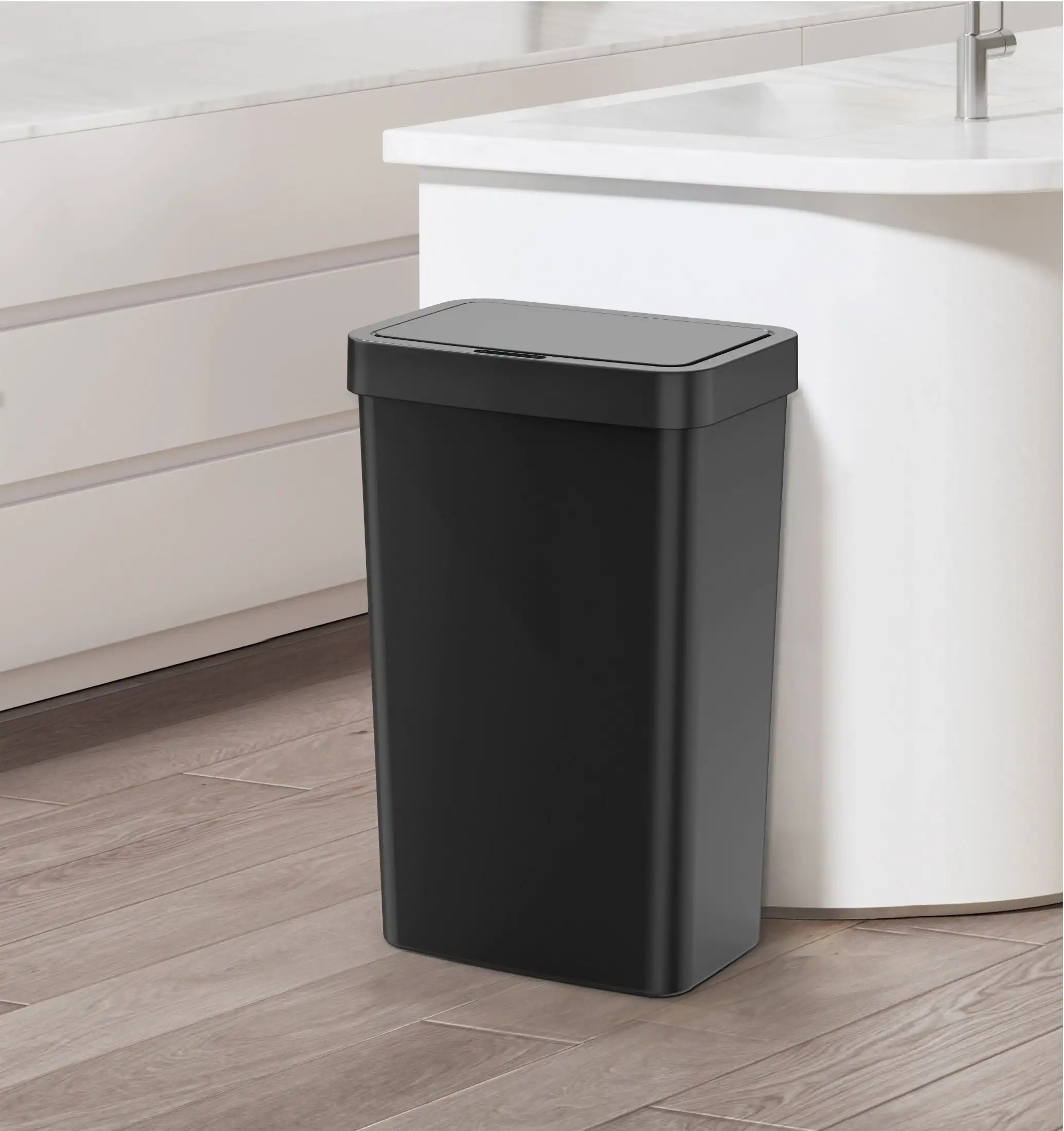 13.2 Gallon Motion Sensor Kitchen Trash Can for Large Families or Busy Environments