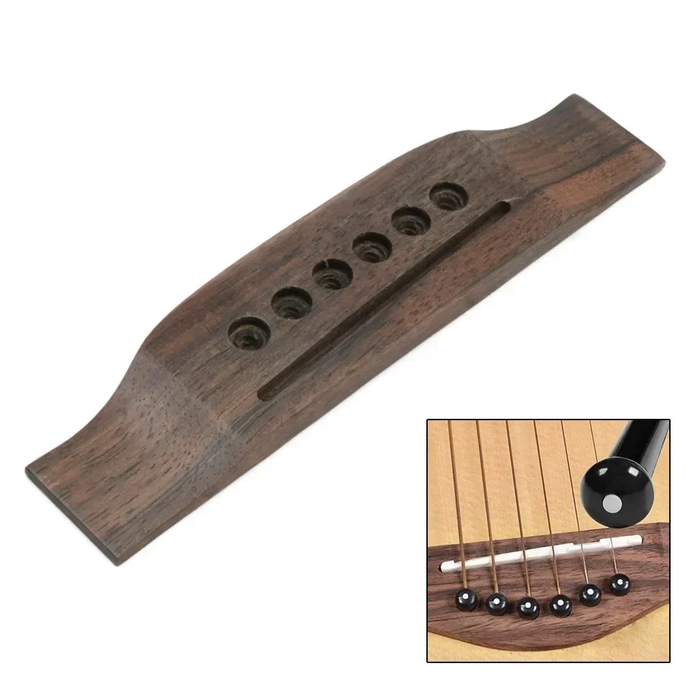 

6 String Guitar Rosewood Bridge Saddle For Martin Style Acoustic Folk Acoustic Guitar Adjustable Musical Instrument Accessories