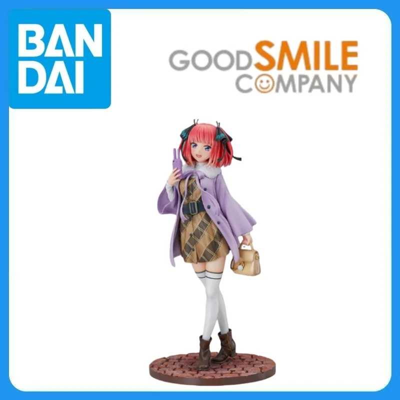 In Stock Genuine GOOD SMILE COMPANY Gotoubun No Hanayome Nakano Nino Date Style Ver Collection Series Model Cartoon Character