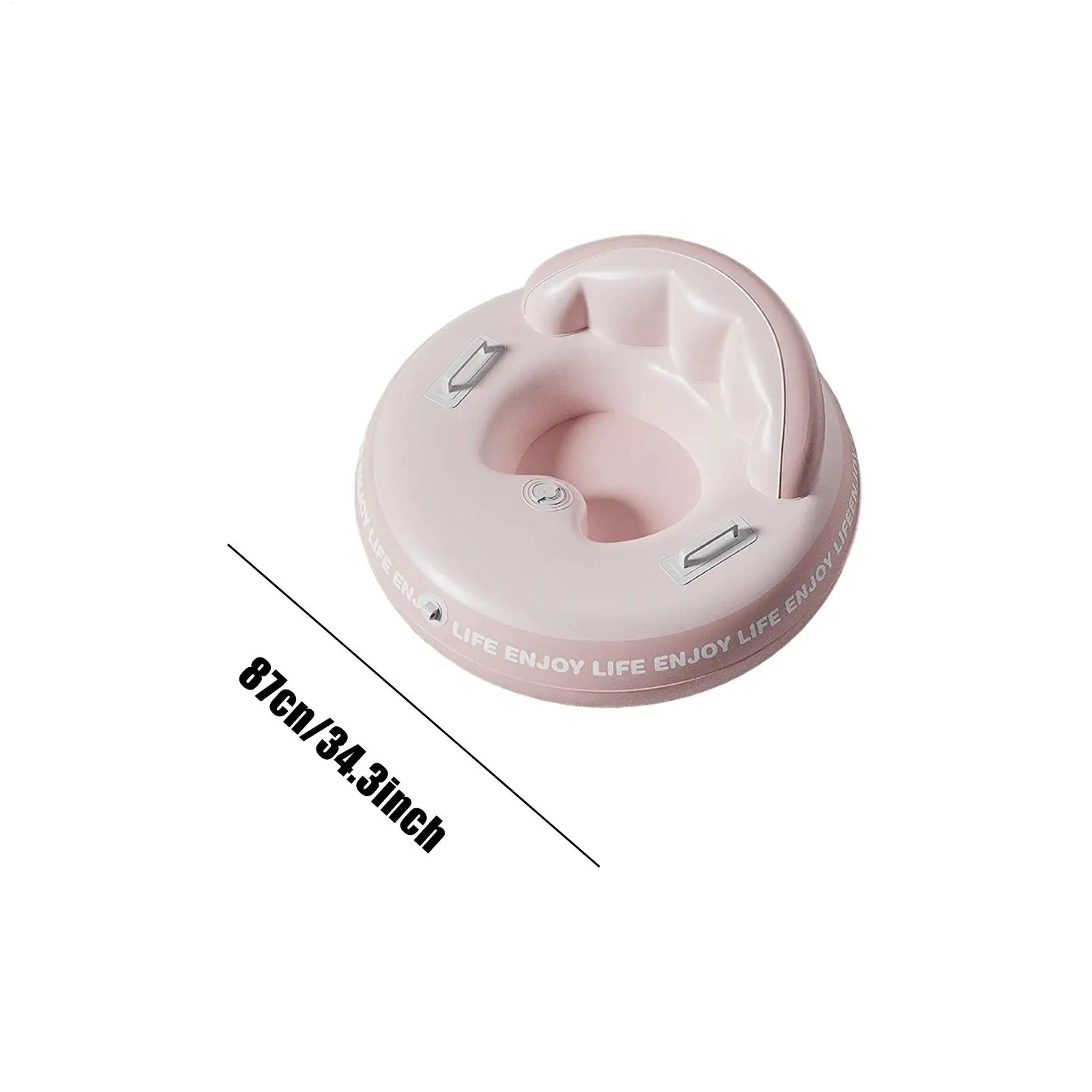 زلاجات الثلج للأطفال سميكة نفخ PVC التزلج اللعب زلاجات للثلج مع مقبض للأطفال البالغين الأسرة التزلج في الهواء الطلق الفناء الخلفي