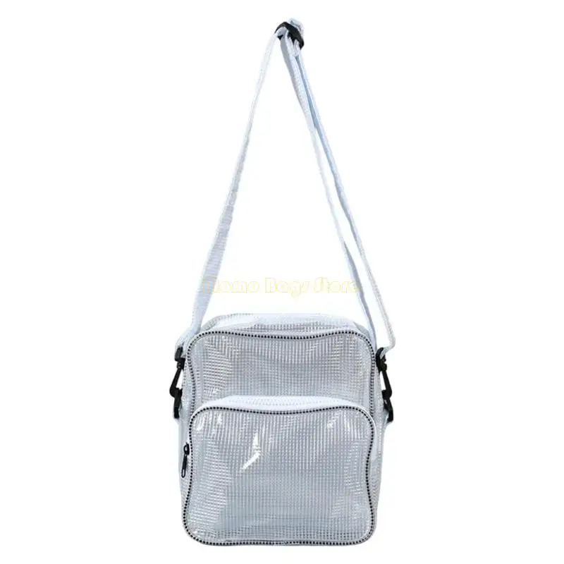 

X90D Static Resistant Winterproof Computer Messengers Bag Dustproof PVC Crossbody Bags Cleanroom Transparent Tool Bag