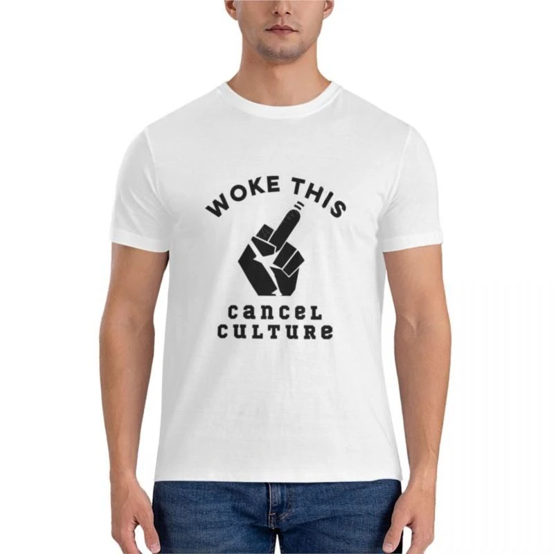 

Mens t shirts mens workout shirts Men's clothing tees Woke This Cancel Culture,Anti Woke Classic T-Shirt men clothing Fahion