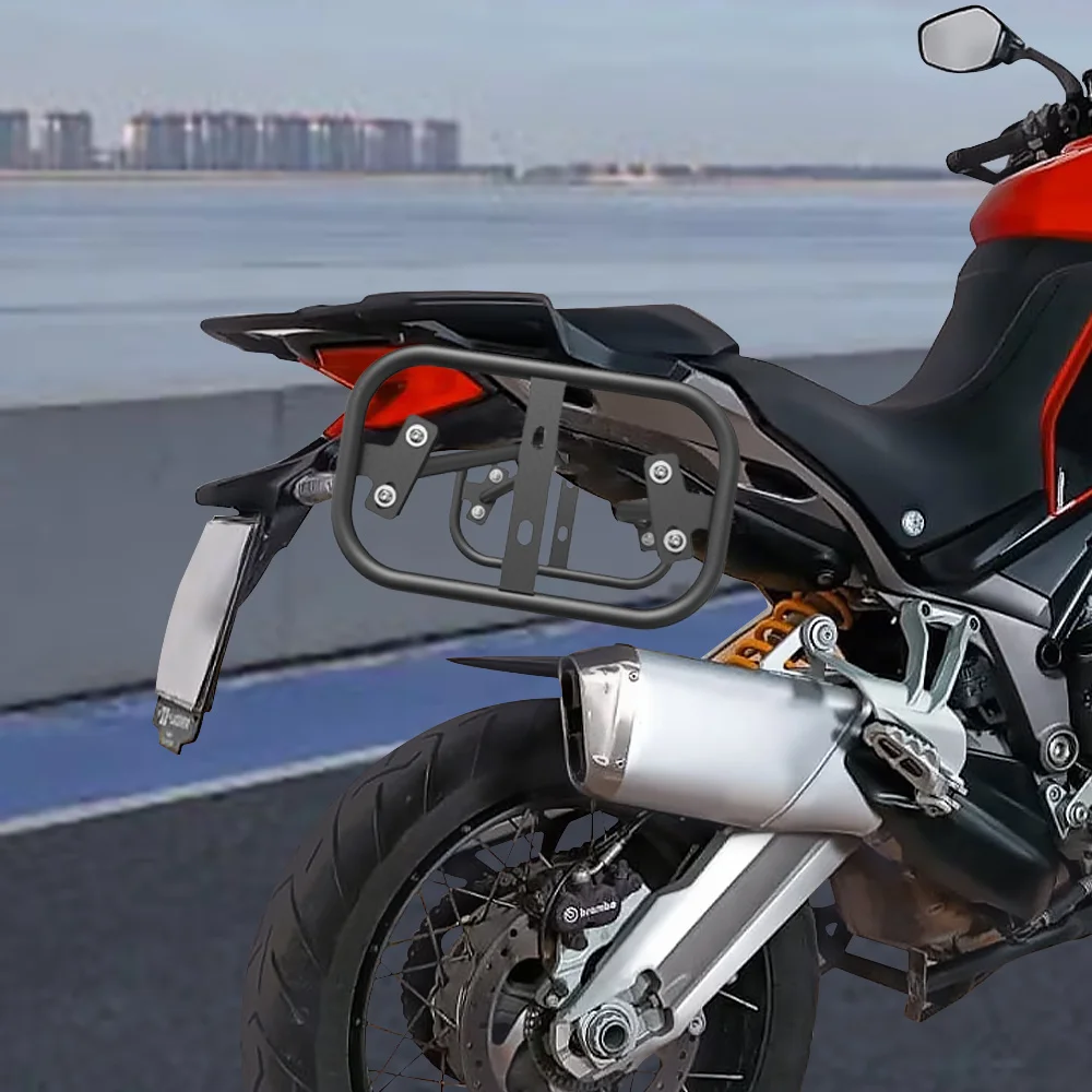 For Ducati Multistrada 1260 1200 Enduro Multistrada 950/S V2/S Motorcycle Side Luggage Racks Saddlebag Support Bar Mount Bracket