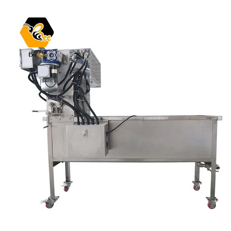 Langstroth / British / Australian Style Frame Size Automatic Honey Uncapping Machine / Honey Processing Machine for Beekeeping