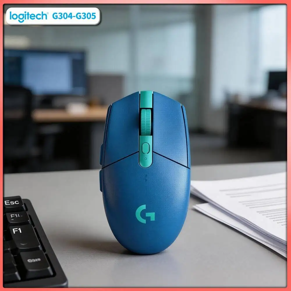 Logitech G304 Wireless Mouse LIGHTSPEED Tech 12000 DPI 1ms Response 9-Month Battery Anti-Slip Design