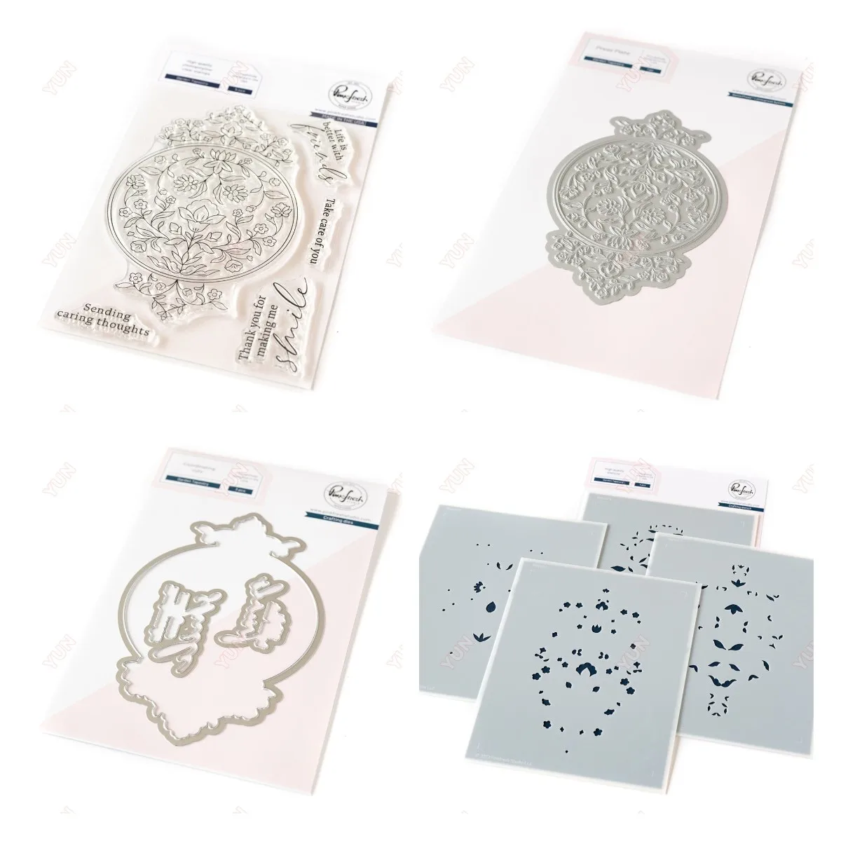 

Garden Tapestry Metal Cutting Dies Stamps Stencil Hot Foil Scrapbook Diary Decoration Embossing Handmade Greeting Cards New