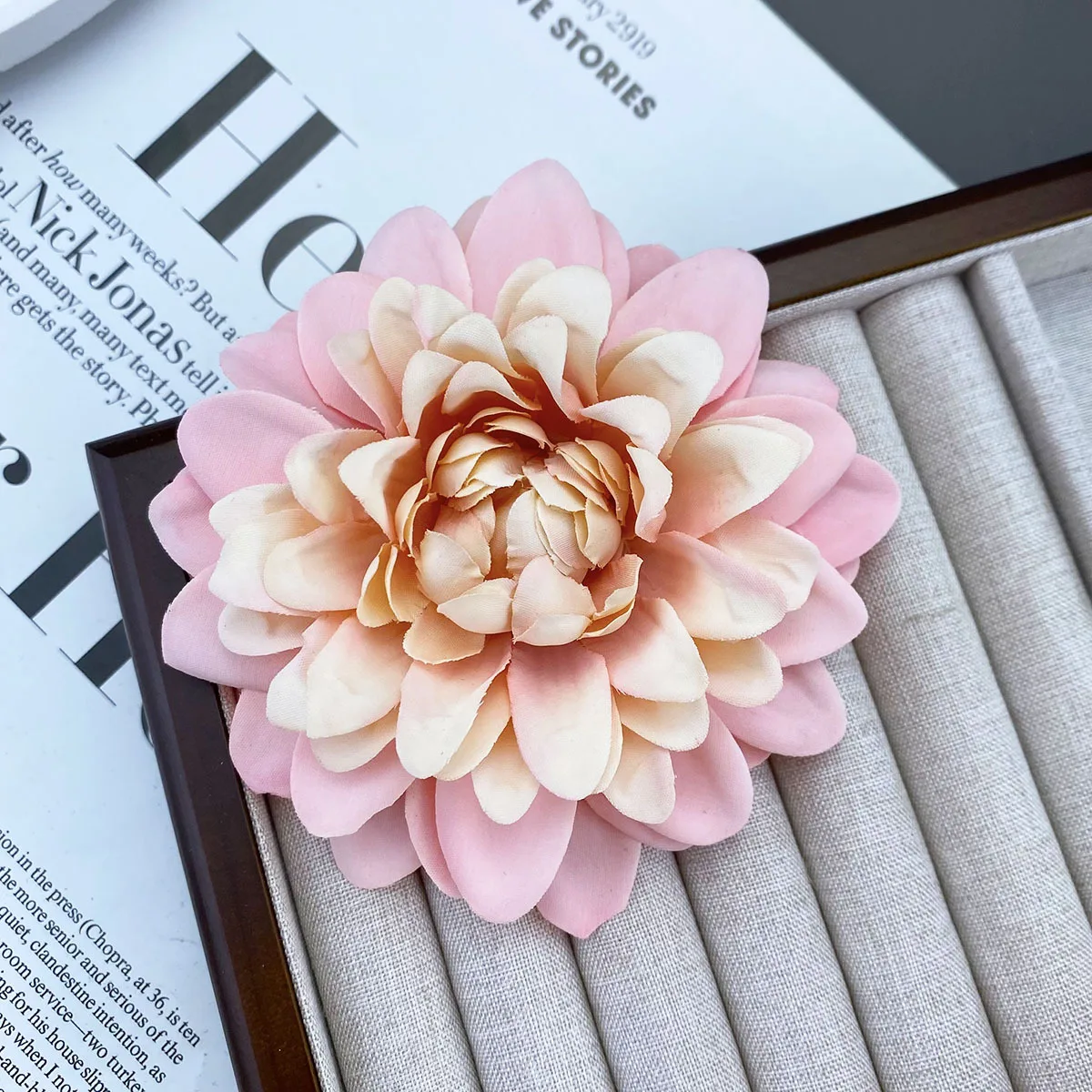 10cm Simulation Flower Multi-layer Three-dimensional Brooch High-end Beautiful and Generous Suitable for Clothing Chest Flowers