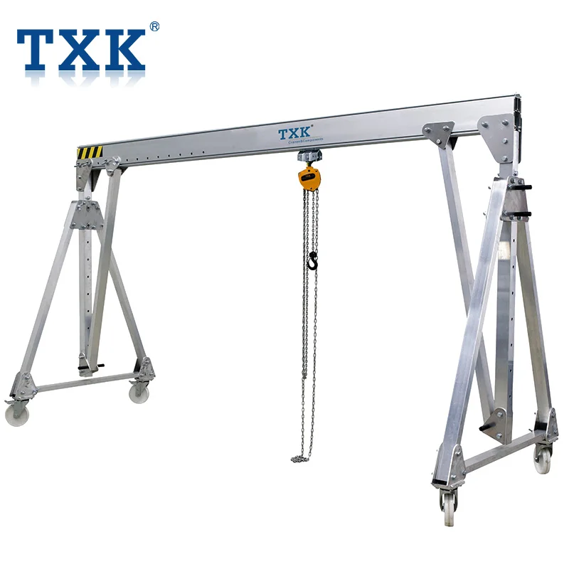 

Aluminum Gantry Crane With Rubber Tyre