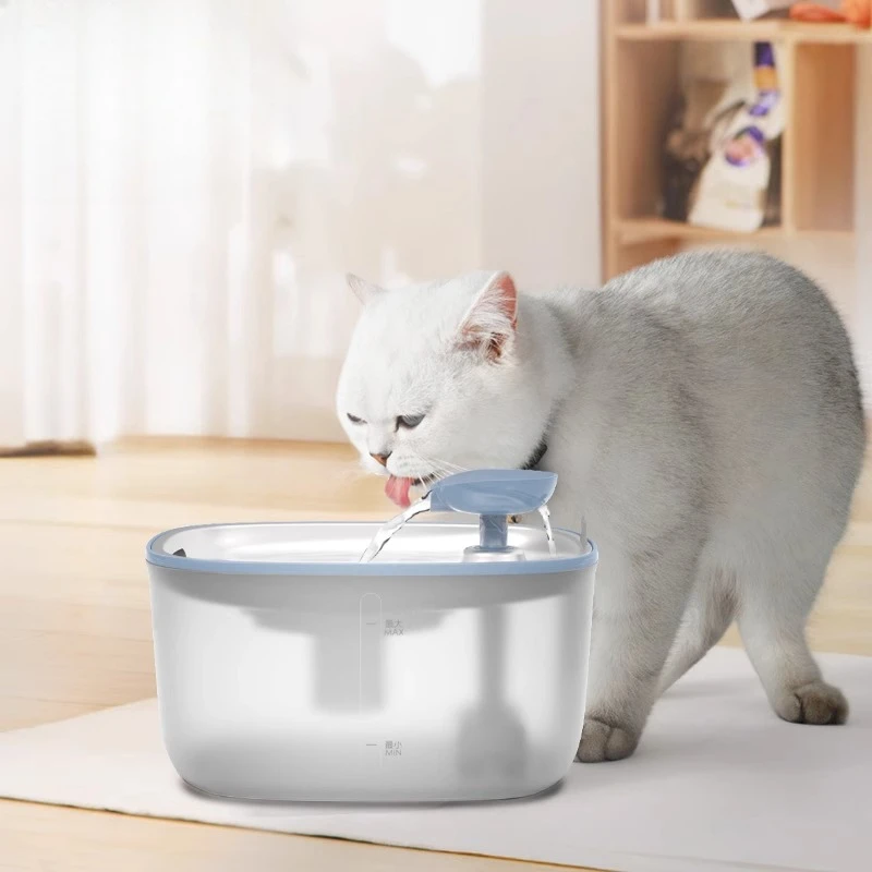 

Cat automatic purification filter water dispenser good cleaning pet stainless steel water dispenser flowing water basin