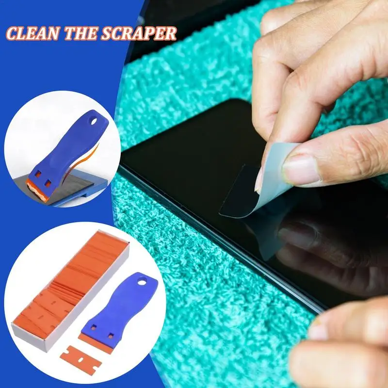 

Label Remover Tool Decal Cleaning Scraper Label Decal Remover Tool Adhesive Remover Scraper For Stickers Film Bubble Remover