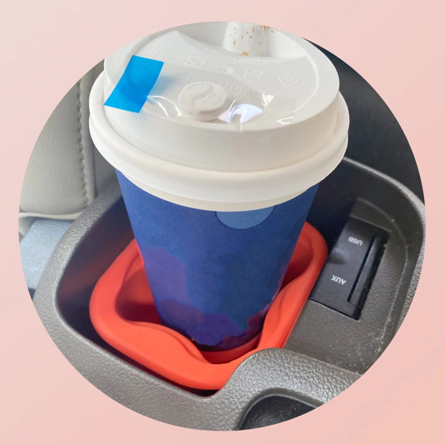Siliconen Antislip Water Cup Pad Universele Auto Cup Coaster Waterdichte Sift-Proof Morst Houder Geïsoleerd Auto Interieur Onderdeel