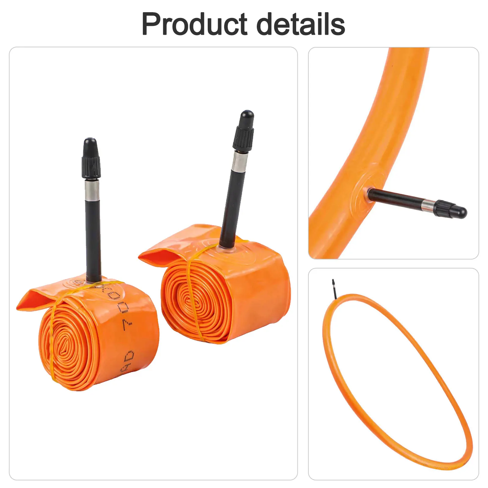 Cycling Ultralight Inner Tube Road Bike Tube Puncture Resistant Tyre For Cycling Good Sealing Performance Shock Absorption