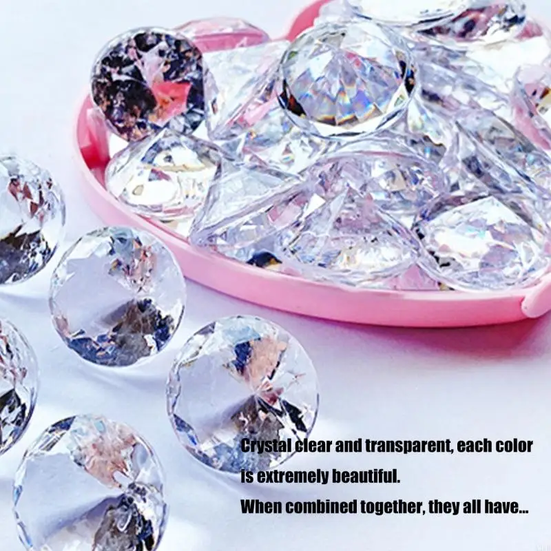 500g Princess Toy Set Multicolored Plastic Crystal Stone For Kids Creative Play Safe NonToxic A2UB