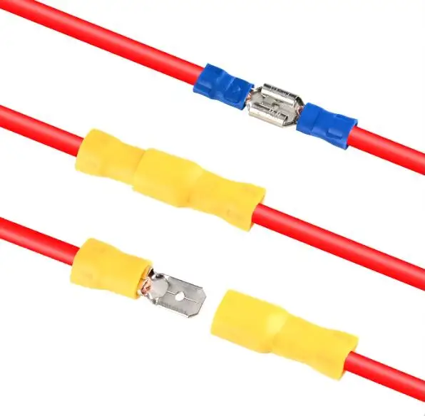 100 sztuk MDD1.25-110 FDD1.25-110 MDD2-250 FDD2-250 zaciski miedziane męskie żeńskie złącze izolacyjne koniec elektryczne zaciski zaciskane — zdjęcie 6