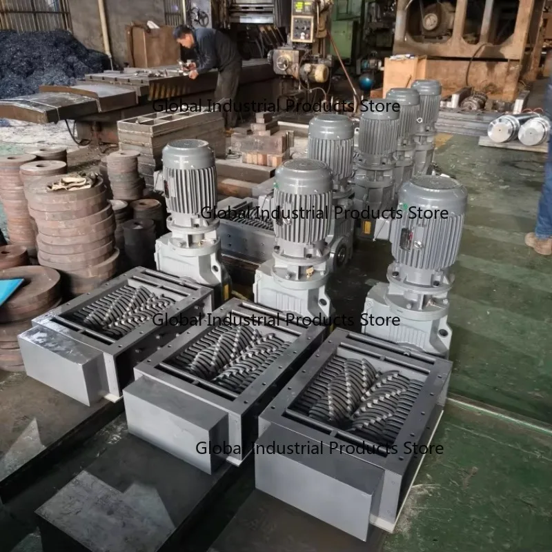Small Stainless Steel Single-shaft Shredder Case Knife Box for Steel Scrap Large Garbage - Recycling Shredding Machine