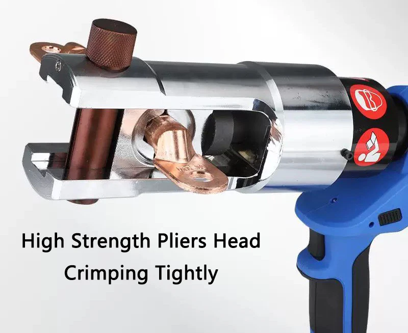 Large Tonnage Electric Hydraulic Pliers Rechargeable EZ-630 Cable Crimping Pliers Copper Aluminum Terminal Crimping Machine
