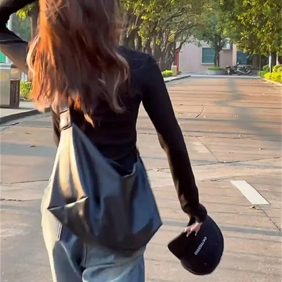 

Women's Luxury Tote Bag 2025 New Soft-Sided Crossbody Bag with Large Capacity Single-Shoulder Niche Crossbody Bag