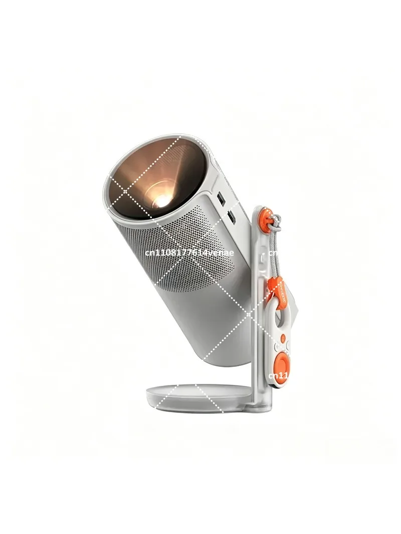 1080P Portable Mini Projector for Home Outdoor Camping, Small Movie Projector with Eye Protection Compatible with Mobile Devices