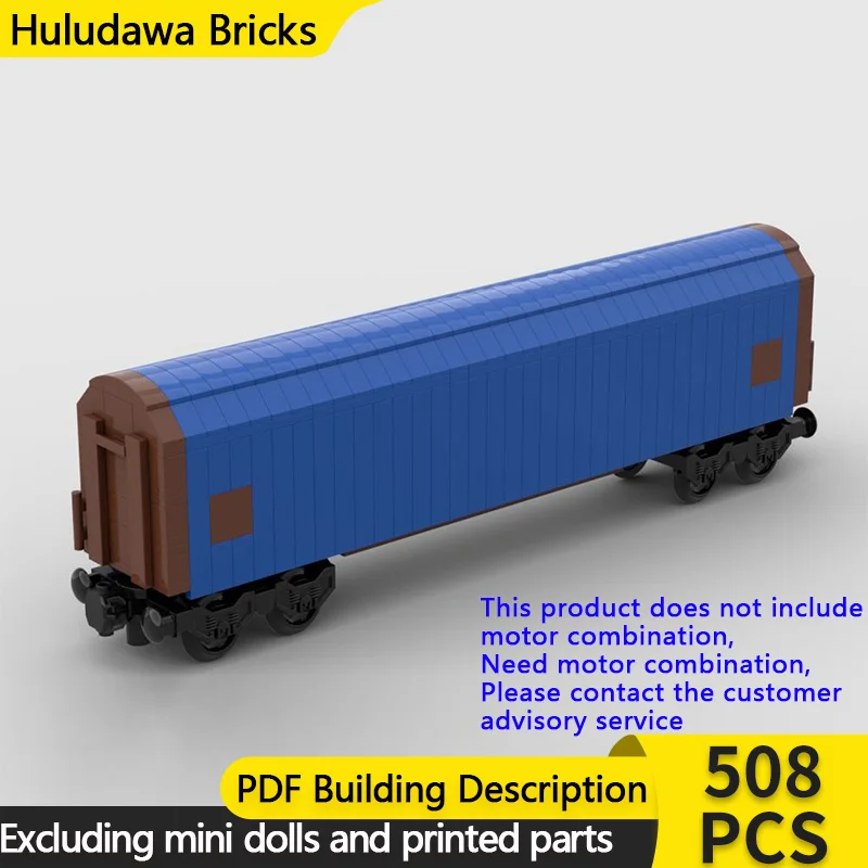 

City Car Model MOC Building Bricks Sliding Tarpaulin Freight Wagon Modular Technology Gifts Holiday Assemble Children Toys Suit