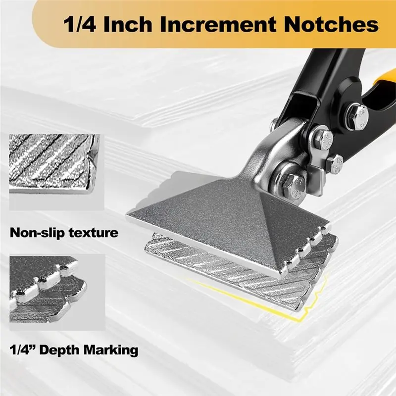 【RECOMENDAR】 Costadora manual para chapa metálica de 3 polegadas, dobrador de mandíbula reta para HVAC, metalurgia e projetos DIY