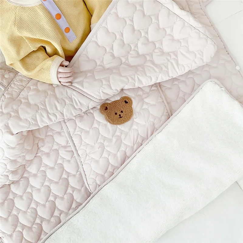 

Autumn Winter Baby Cape Baby Stroller Blanket Cartoon Thickened Warm Baby Quilt Baby Stroller Sleeping Bag Kids Straps C Durable