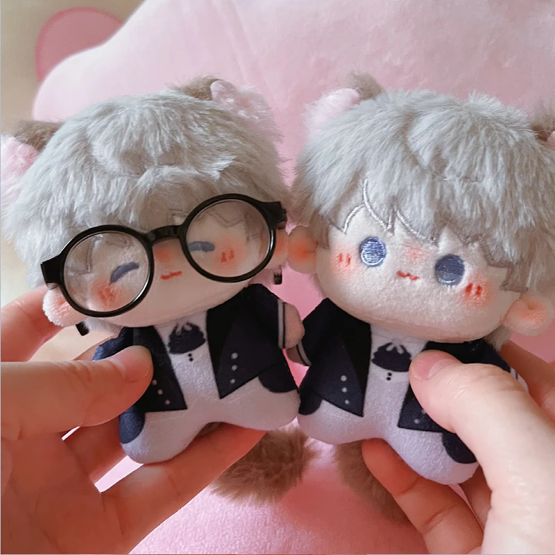 10cm 러브앤딥스페이스 게임 라파엘 코스프레 고양이 귀 꼬리 애니메이션 ACG 굿즈 피규어 치 유/친 체 봉제인형 여자친구 선물 인형
