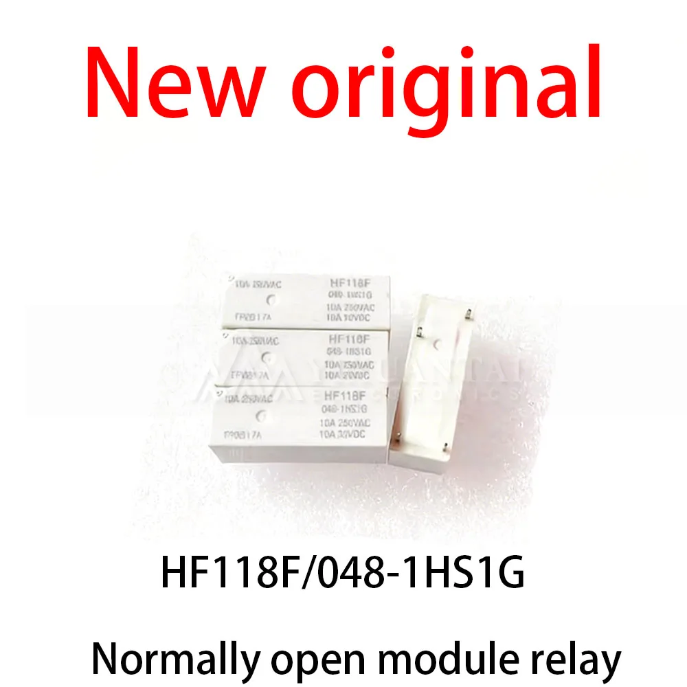 5 Pcs/Lot New original   HF118F/048-1HS1G Normally open module relay