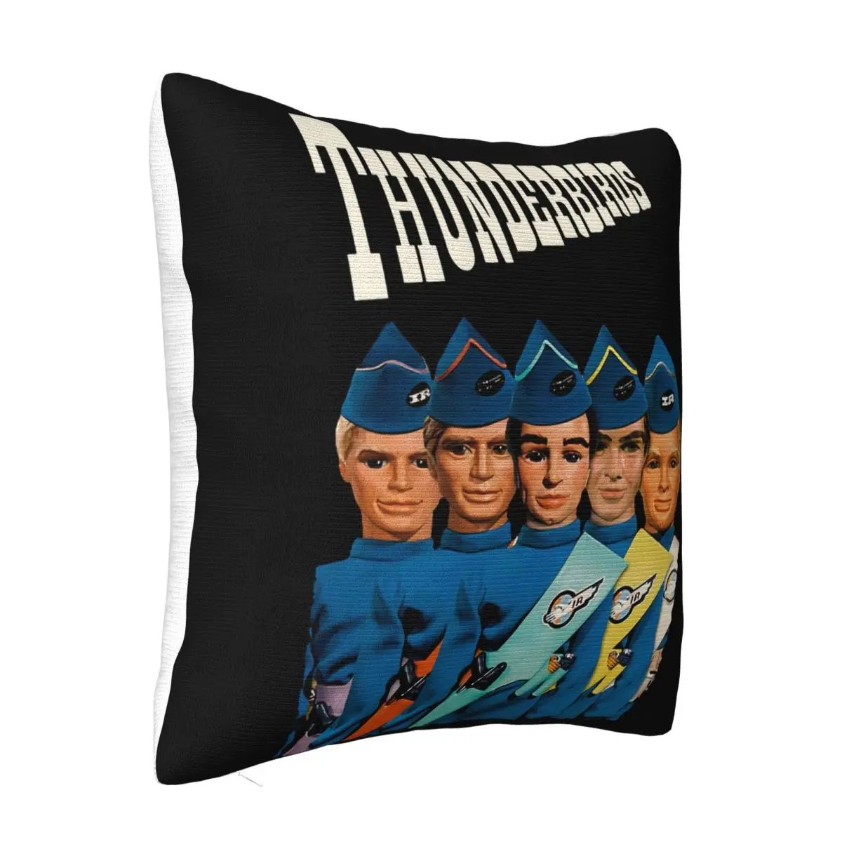 Cartoon Thunderbirds V1 Science Fiction 1965 Poster All Sizes S 5Xl Logo Basic Pillow Case