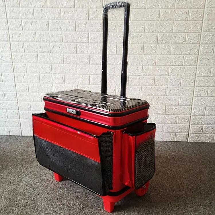 

New, hard cover, multi function, fishing, trolley case, large wheel, thickened