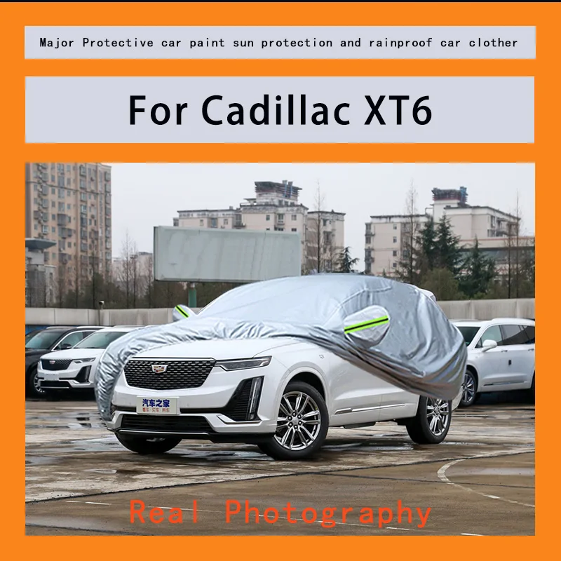 

Подходит для Gadillac XT6, защита от дождя, снега, пыли и внешней защиты транспортных средств.