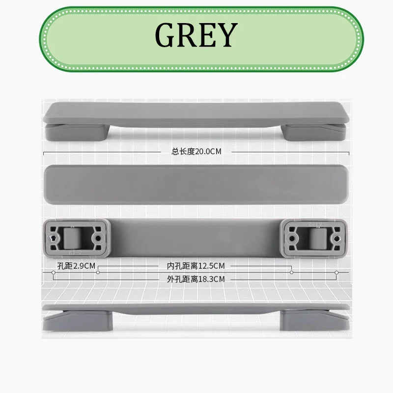 For Samsonite Luggage Accessories Handle Trolley Case Handle Replacement Part Handle Durable Black