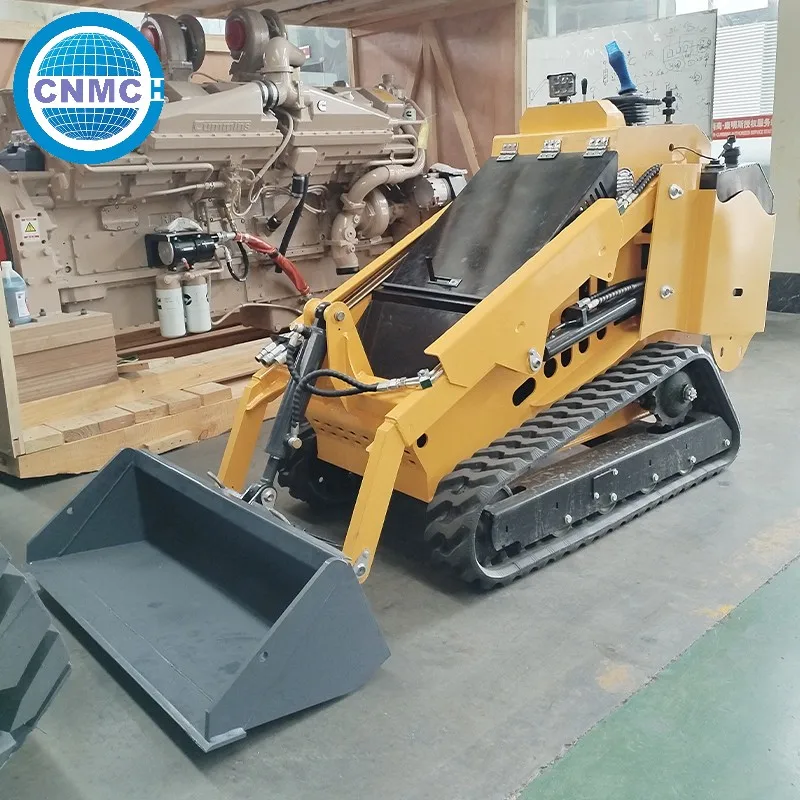 

CNM-750 Mini Skid Steer Loader Compact Stand-on Crawler Skid Steer Loader CE Euro 5 Certified Customized Skid Steer for Farm