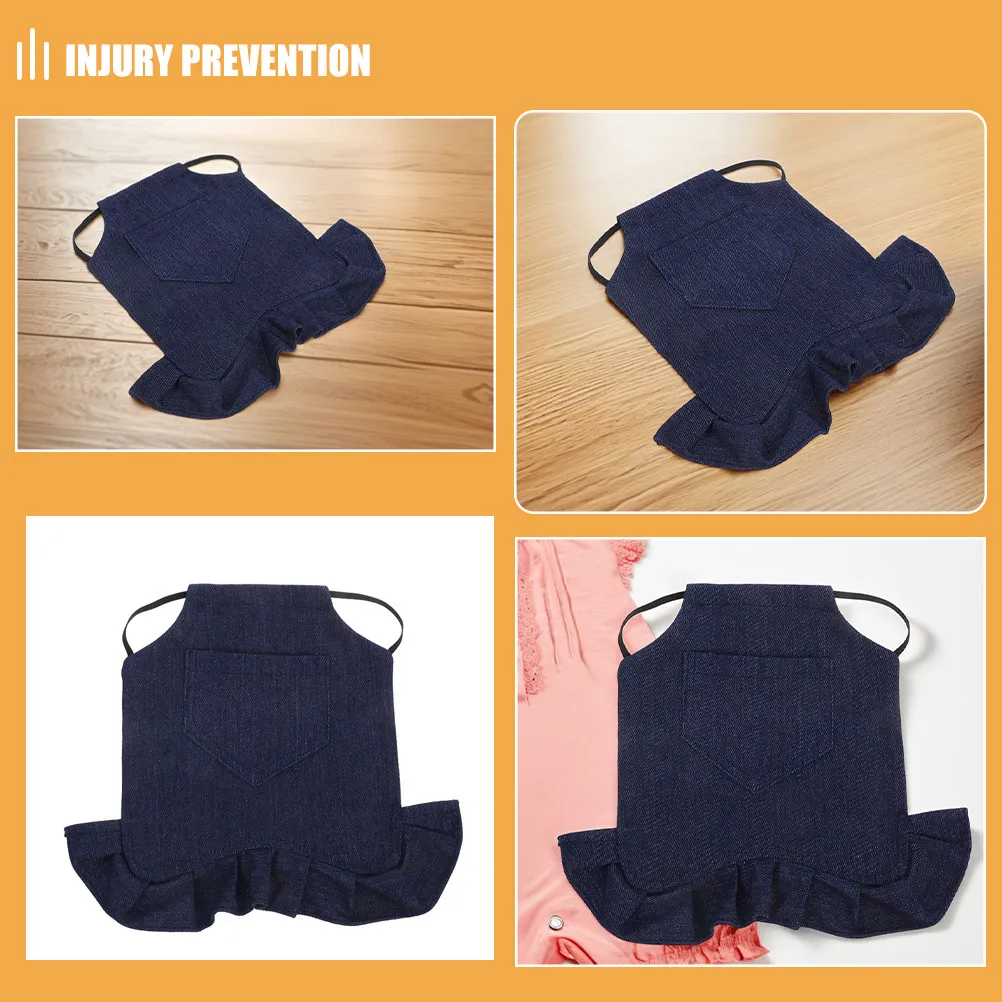 Chicken Apron Hen Saddle Denim Back Protector Lightweight Protective Chicken Accessories for Hens Poultry Supplies