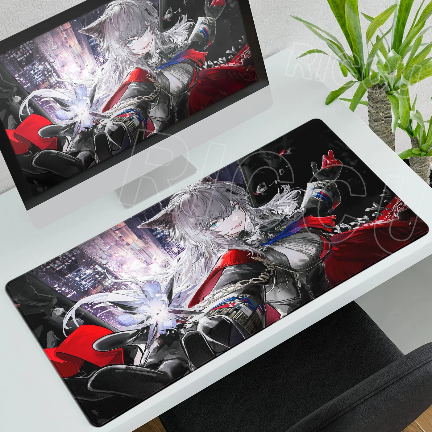 Arknights Mousepad Anime Girl Lappland Mouse Pad Gamer Large
