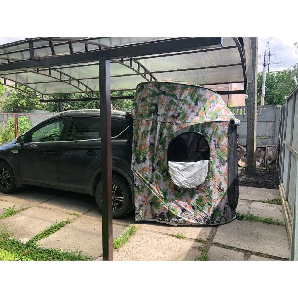 Car Rear Roof Outdoor Equipment Camping Tent Canopy Tail Ledger Picnic Awning Without Window For Porsche Audi BMW For SUV Only