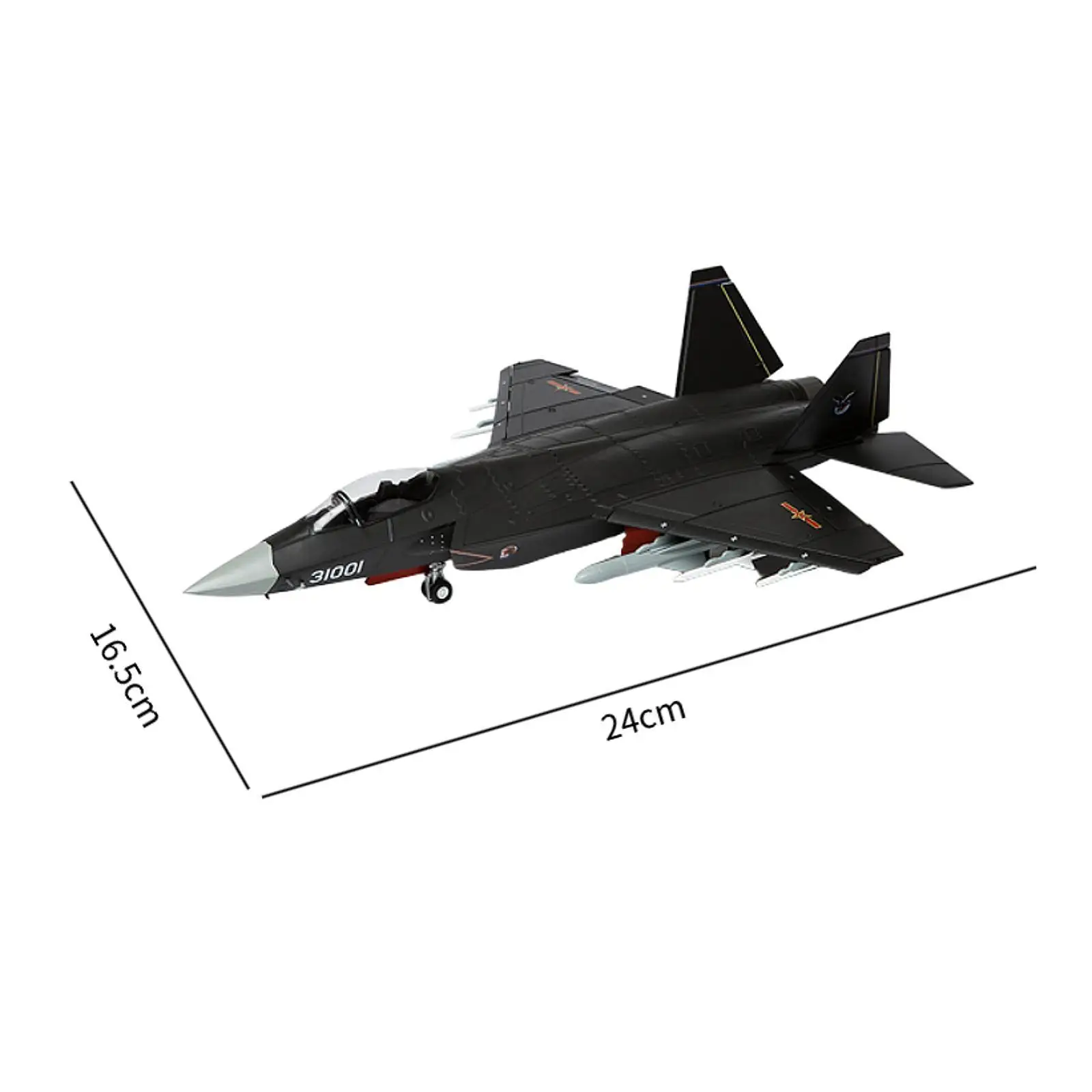 1:72 J31 Airplane Model Diecast Fighter Plane Simulation Souvenir Fighter Model